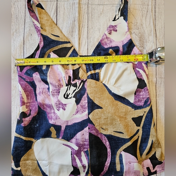 Banana Republic Outlet Size Medium Shirred Silky Tank Layering Piece Career - Picture 10 of 11